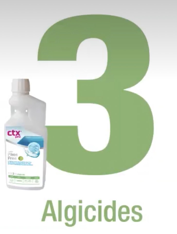étape algicide anti-algues CTX pro