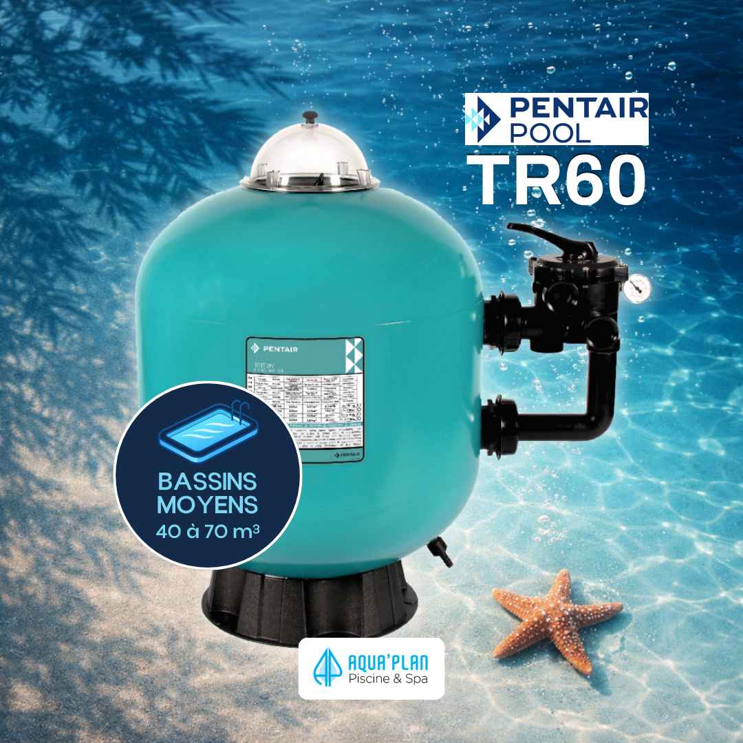 Filtre à sable Pentair Triton TR60 ClearPro® – Filtration piscine haute performance