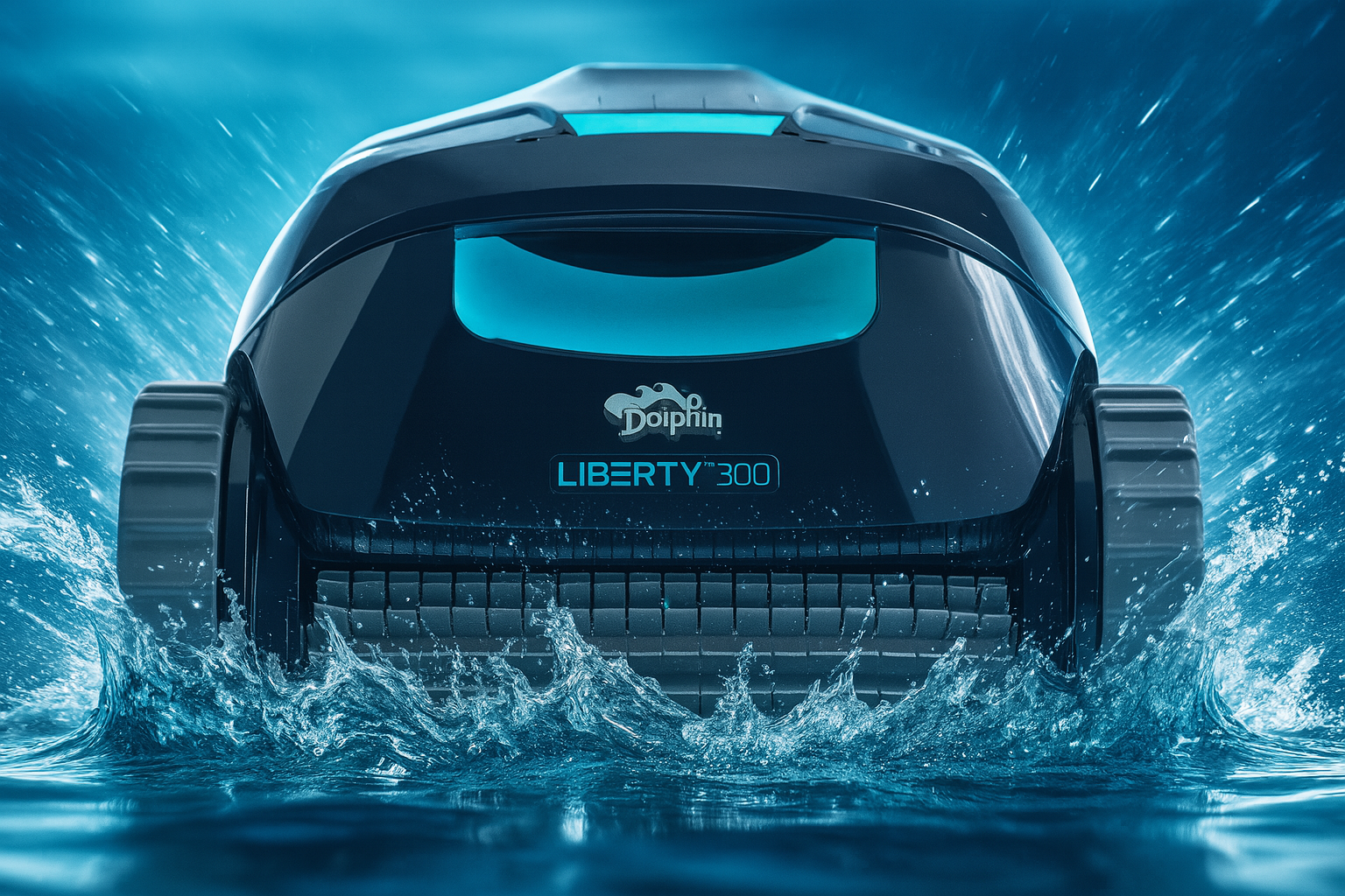 Robot piscine sans fil Dolphin Liberty 300 Maytronics – Nettoyage fond, parois et ligne d’eau
