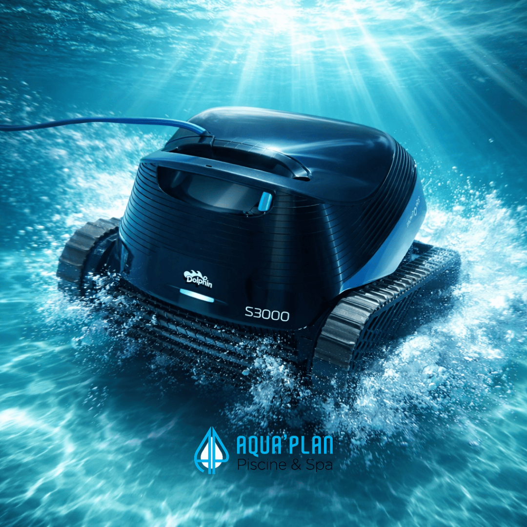 Robot piscine Dolphin S3000 Maytronics – Nettoyage connecté fond, parois et ligne d’eau
