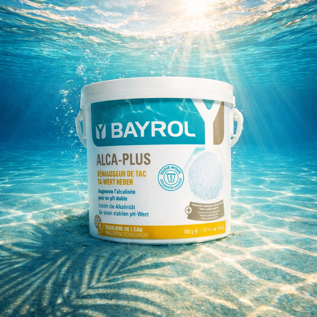 Alca Plus Bayrol – Réhausseur de TAC pour l’équilibre de l’eau de piscine