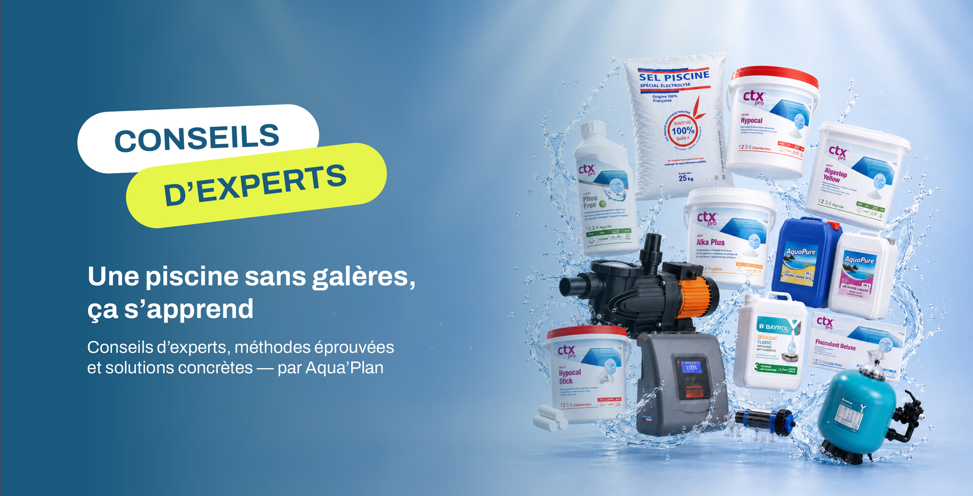 Guides piscine : entretien, traitement de l__ap__eau et d&eacute;pannage