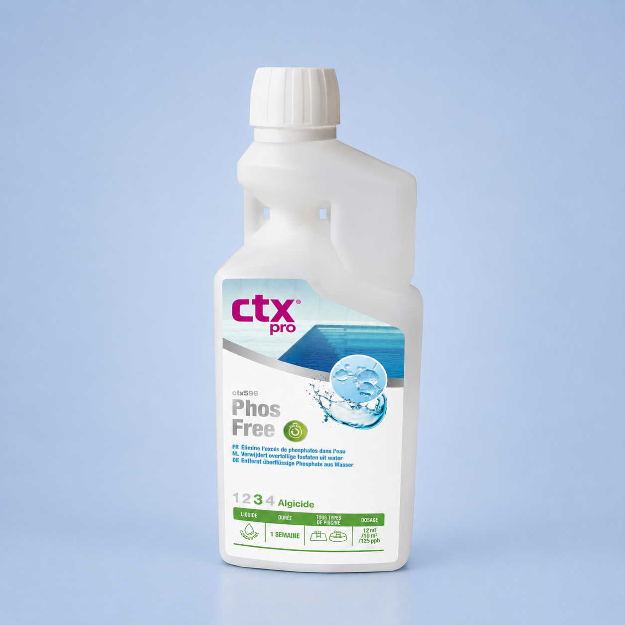 CTX-596 PhosFree 1 L – Éliminateur de phosphates piscine