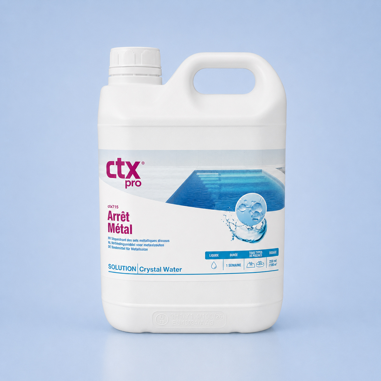 CTX-715 Arrêt Métal 5 L – Séquestrant métaux piscine